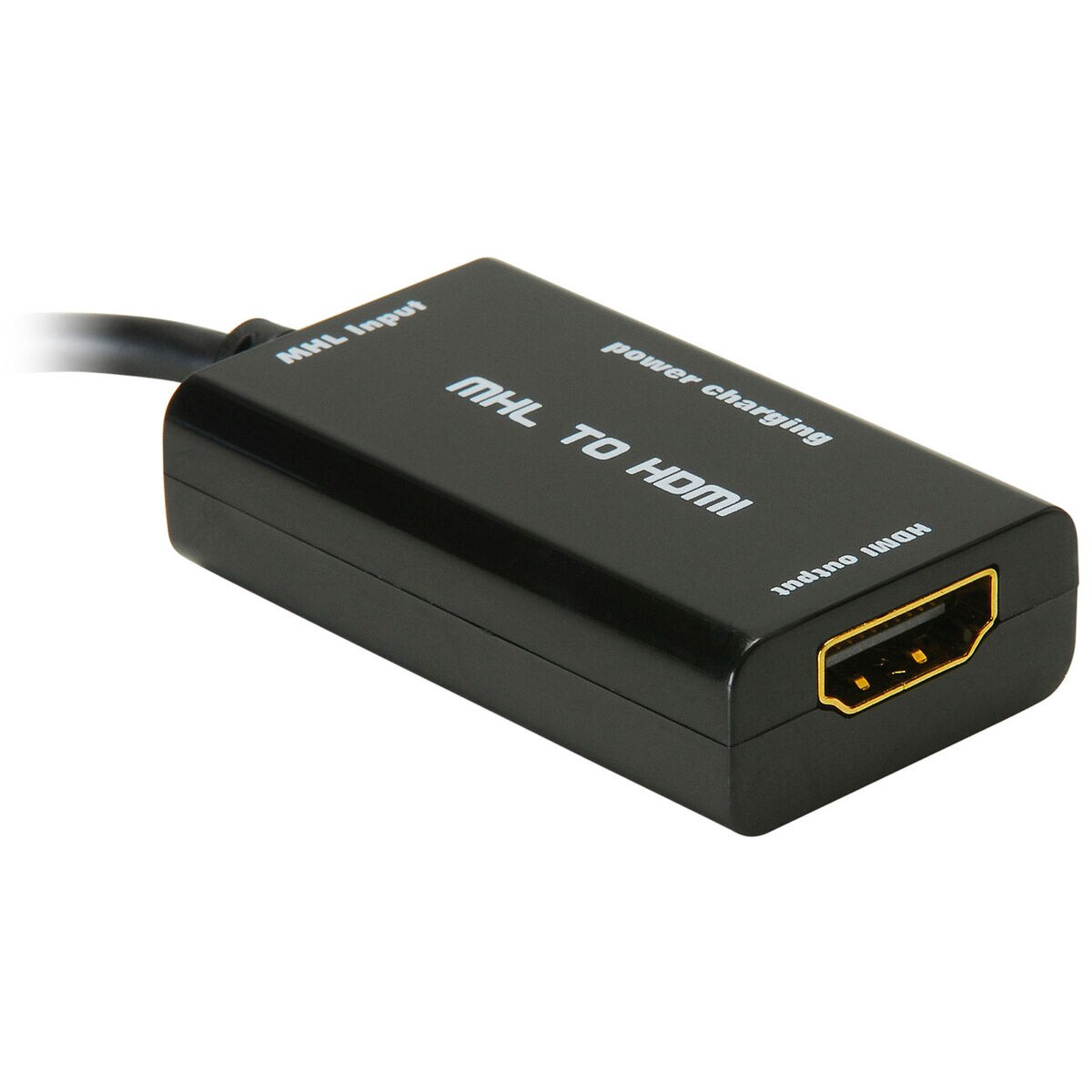 Parts Express MHL Adapter USB Micro B To HDMI With Power/Charging Input